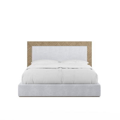 Lit plateforme tapissier Keenyah