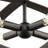 Four-Light Rustic Modern 24" Semi-Flush Mount Light-2082463281