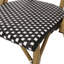 Chaise d'extérieur en polyuréthane et aluminium pour l'extérieur, ensemble de 2