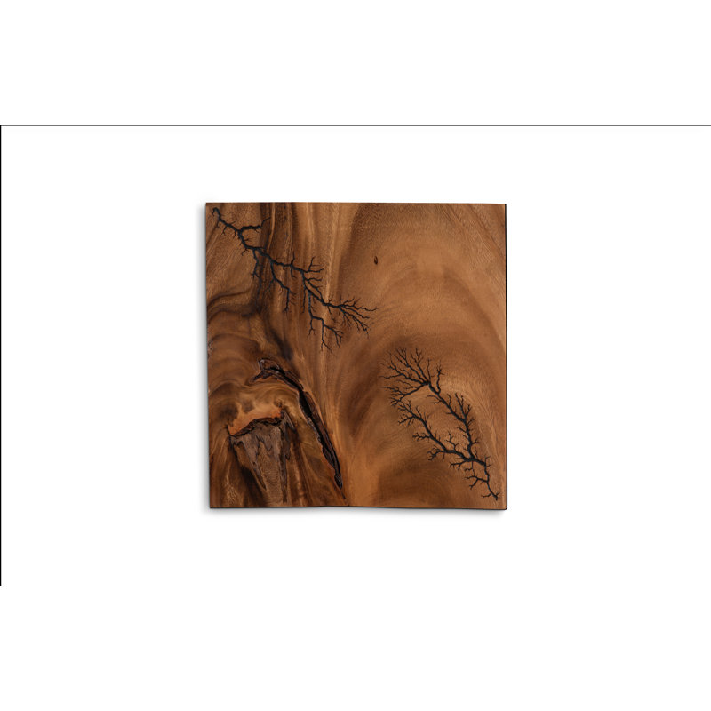 Lightning Wall Tile, Chamcha Wood