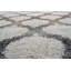 Tapis en polypropylène ivoire, rouille, beige, or, vert, gris et gris anthracite Granada Rayann-106695828