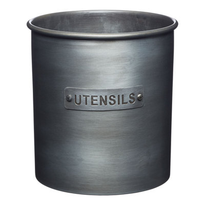 Industrial Kitchen Metal Utensil Holder
