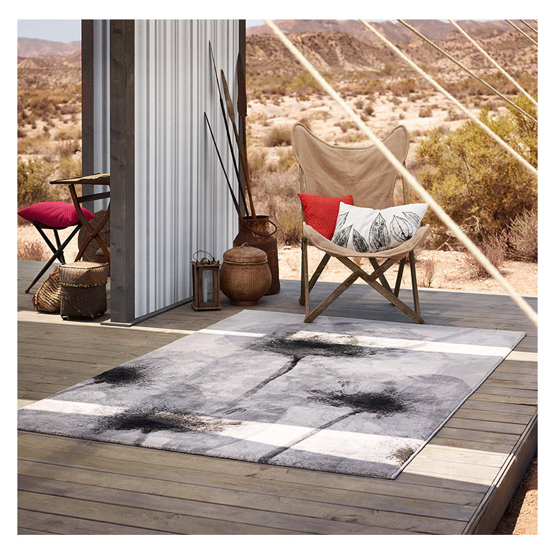 Night Shade Grey Rug, Rectangle 120 x 180cm