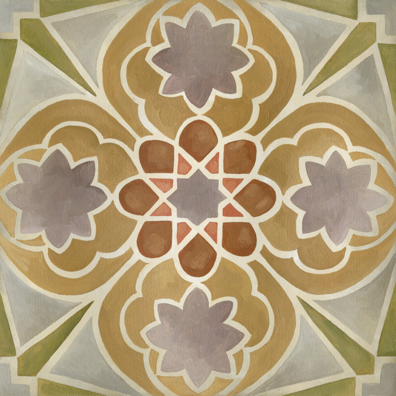 Villa Tile IV by Chariklia Zarris - Wrapped Canvas Art Prints, 30cm H x 30cm W x 3.8cm D