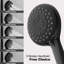 Système de douche à barre coulissante 12 po, ensembles de douche ronds, pomme de douche à pluie complète et combiné à 3 jets, fixation murale-105706882