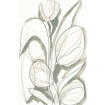 Neutral Tropical II by June Erica Vess - Wrapped Canvas Print