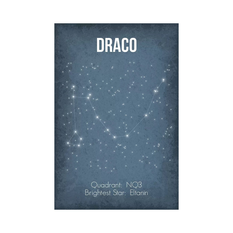 Draco - Wrapped Canvas Print, 20.32 cm H x 30.48 cm W