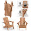 Chaise pliante Adirondack en PEHD résistante aux intempéries avec 2 porte-gobelets-1507789731