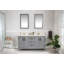Ensemble de meuble-lavabo double 59 po avec miroir Ahseem-784177342