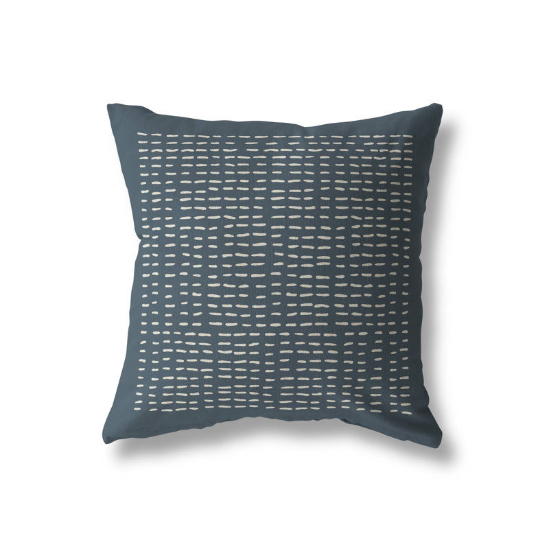Housse et insert de coussin extérieur d'extérieur, 15 po x 15 po, gris, Carré