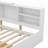 Wood Platform Bed With Storage Headboard, Shelves And 2 Drawers