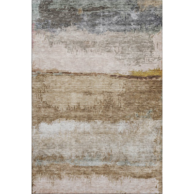 Premium Machine Washable Jessie AMF1197 Abstract Rug