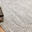 Tapis noir et blanc tressé Ociuso-1214774287