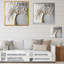 Orchidée blanche jardin de branches VII - impression florale murale grand arbre (sans texture)-88529848-88529847-119395324