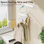Foldable Wall-Mount Clothes Drying Rack, White, Retractable Laundry Rack With Hooks, Space-Saving Indoor & Outdoor Utility Style