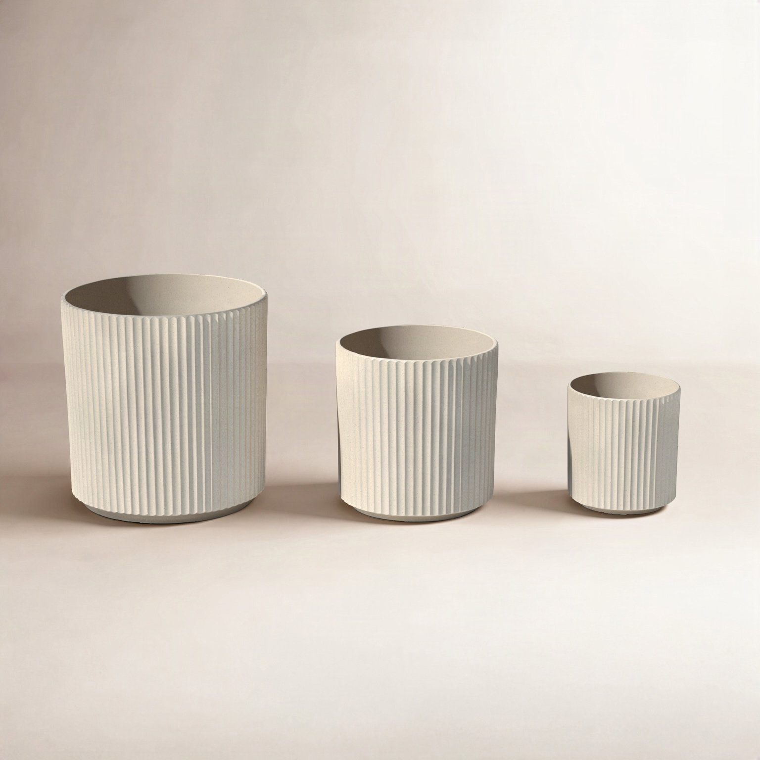 Demi Series 19" Pot Planter, Sand