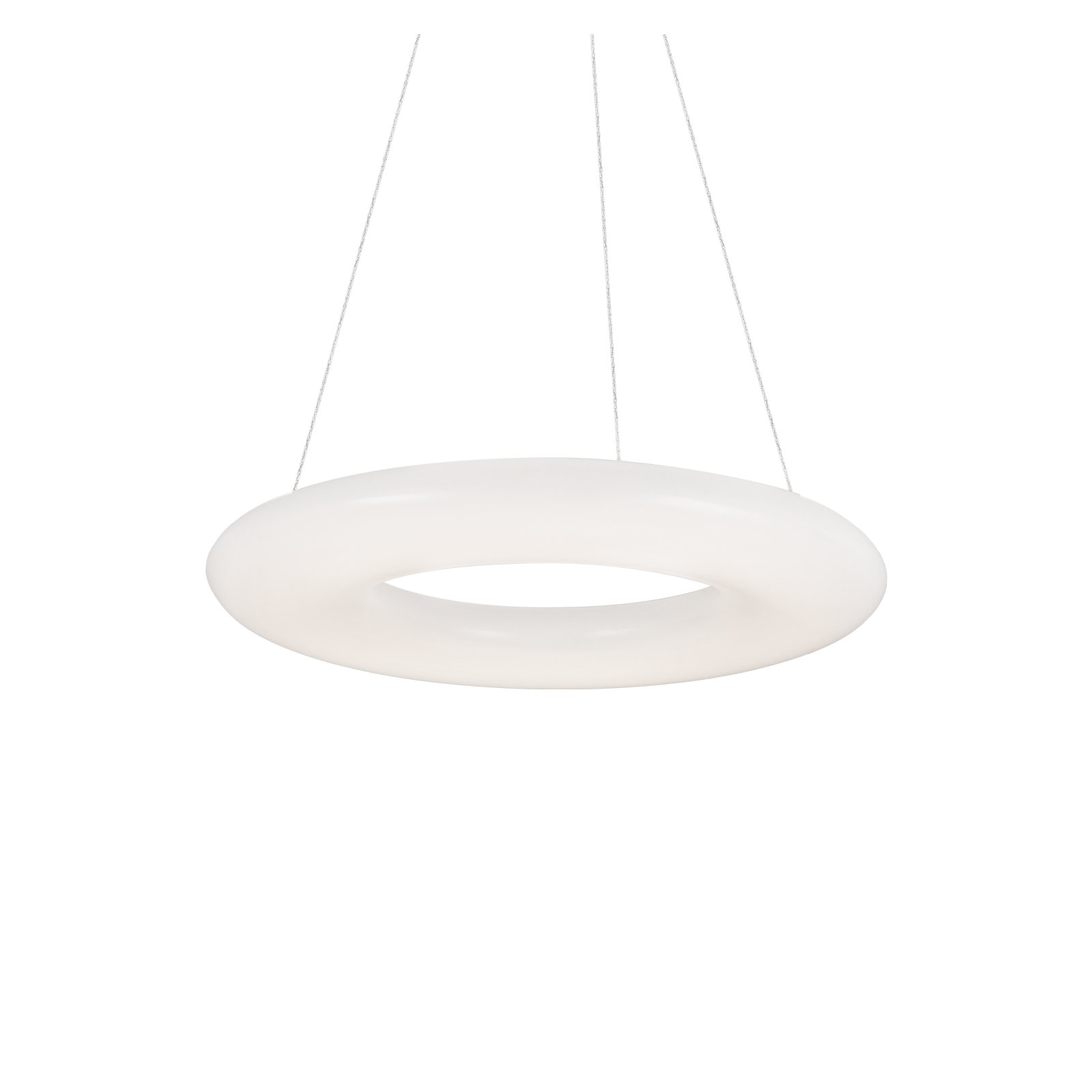 Single Light Dimmable LED Pendant, 125.13" H x 30" W x 30" D
