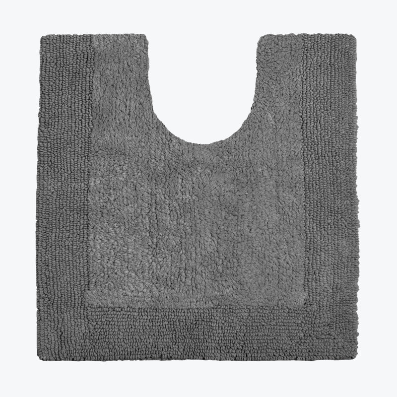 Fredrico Reversible Pedestal Mat, Charcoal