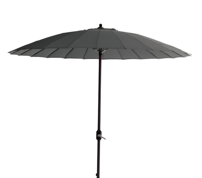 240cm Market Parasol, Dark Grey
