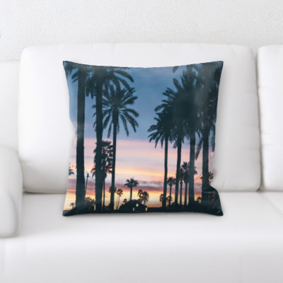 Microsuede Reversible Throw Pillow