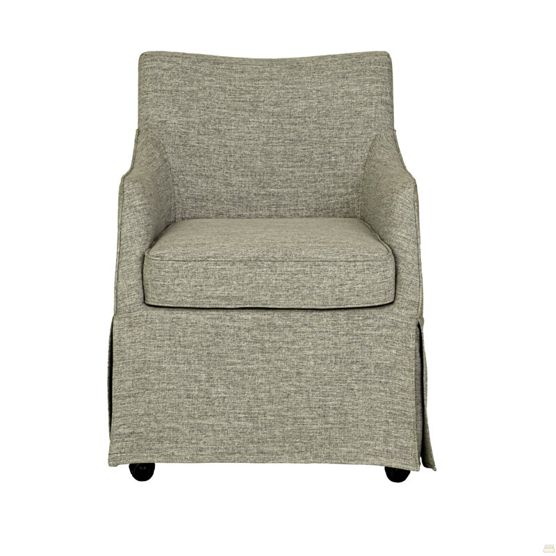 Chaise rembourrée avec accoudoirs