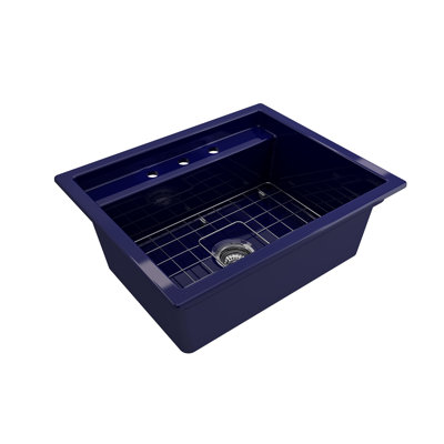 Baveno 27 in. L Dual Mount Single Basin Kitchen Sink
