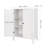 2-piece Cabinet Set For Living Room & Bathroom, Multi-purpose Storage Solution, Adjustable Shelves, Freestanding Design, Easy Assembly