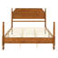 Structure de lit avec tête de lit vintage rétro en bois avec tête de lit, conception traditionnelle, aucun sommier requis, facile à assembler-737498949-737498947