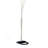 84" Tall Metal Floor Lamp With White Finish And 5 Adjustable Arch Arms