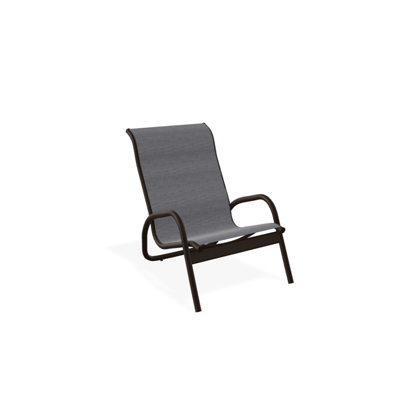 Gardenella Patio Chair, Augustine Pewter, Kona
