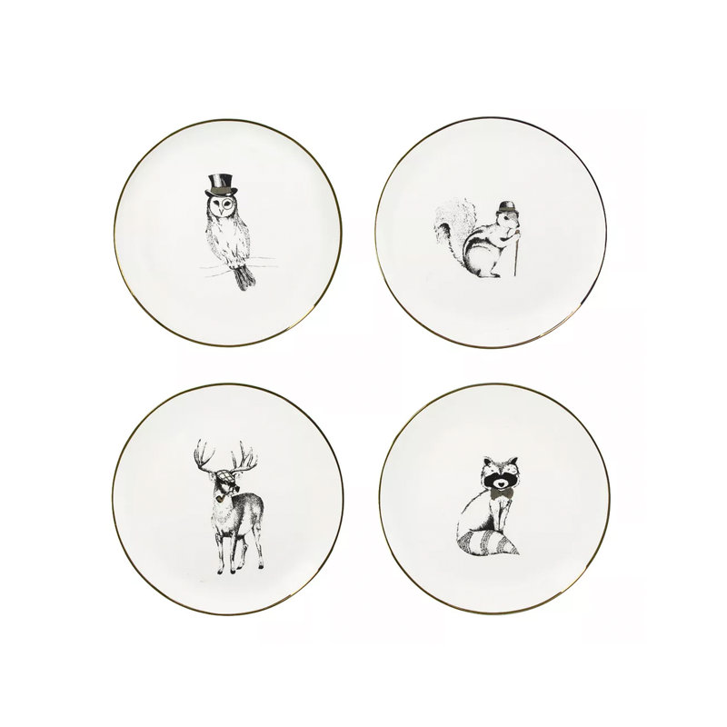 Jyrese 6'' Ceramic Appetizer Plate