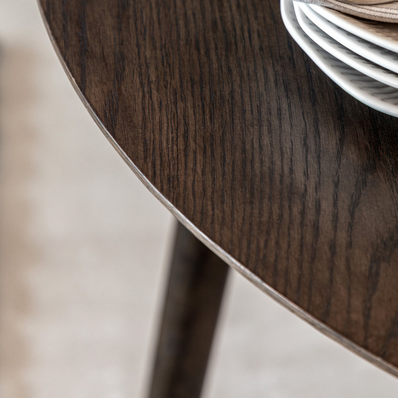 Hatfield Folding Dining Table , Smoked