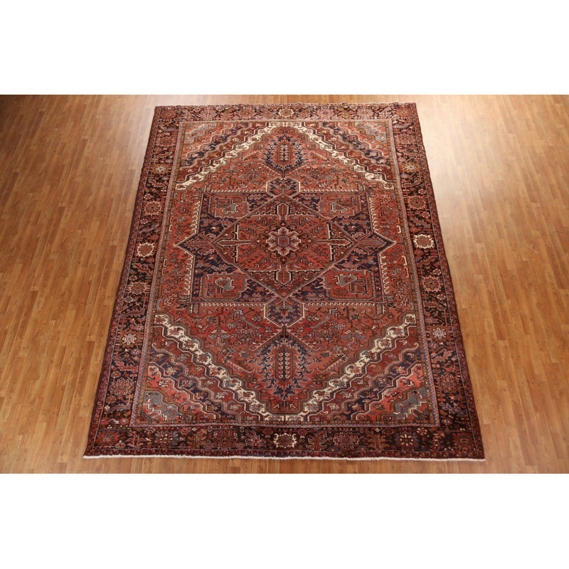 Tapis persan Heriz noué à la main 10 x 13