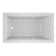 Solna™ Chromatherapy 60" x 42" Drop in Whirlpool Bathtub