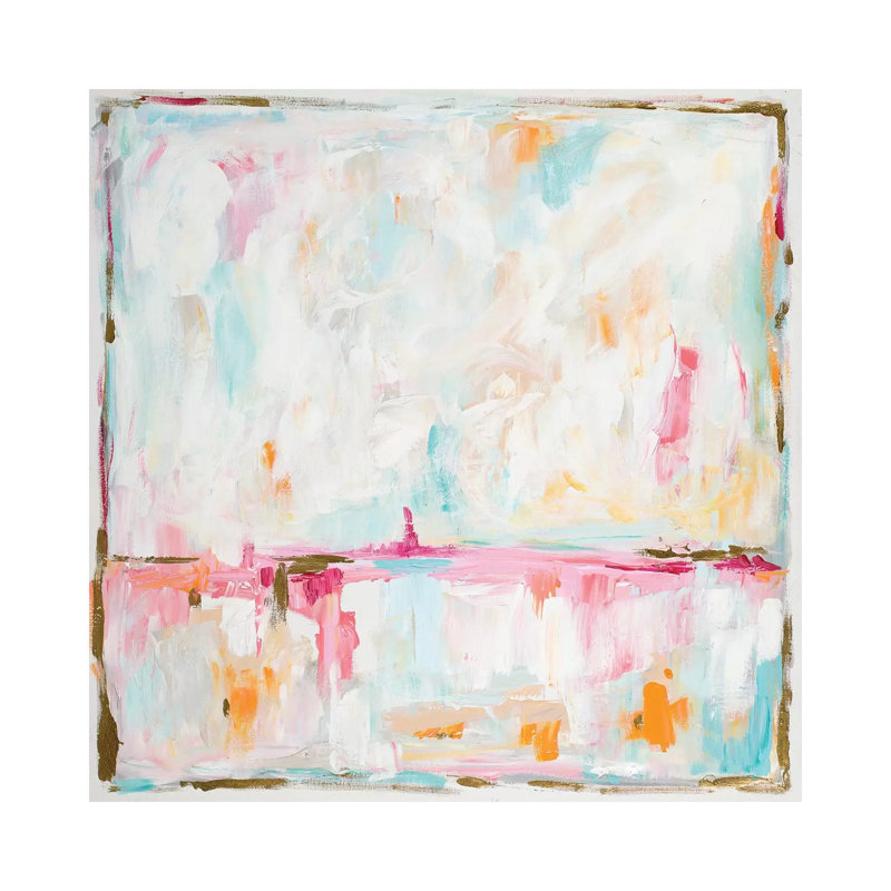 Cotton Candy Cloud by L. Hewitt - Wrapped Canvas Gallery-Wrapped Canvas Giclée, 30.48 cm H x 30.48 cm W