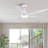 Modern 48''/56'' 5-Blade LED Standard Indoor Ceiling Fan with Remote Control and Light Kit Included-452111349-452111351