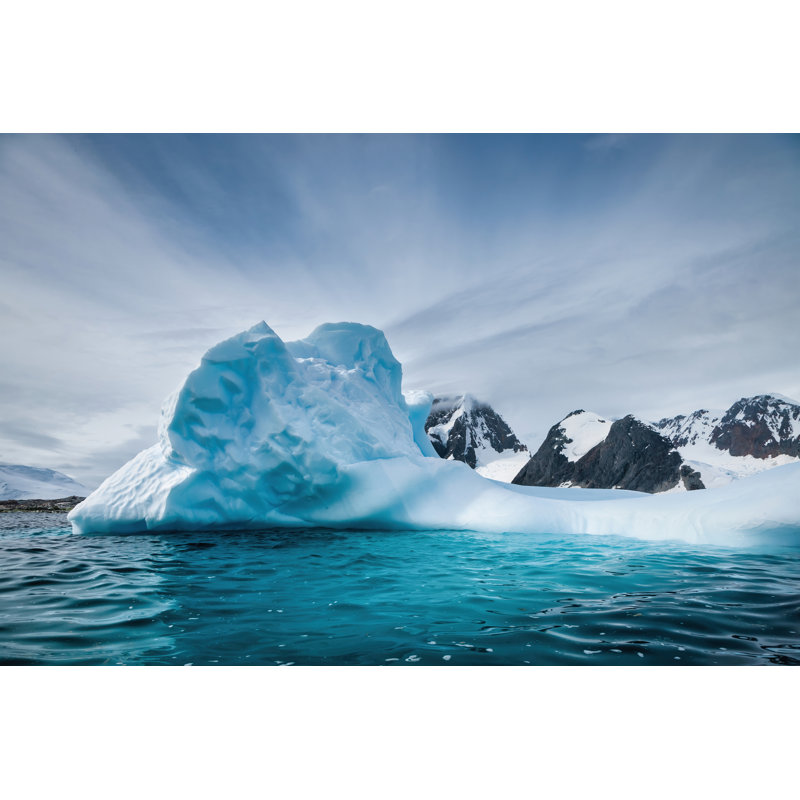 Antarctica Iceberg - Wrapped Canvas Print, 51" H x 76" W x 3.8" D
