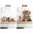Cyprio Wood 3 Compartment Makeup Organizer