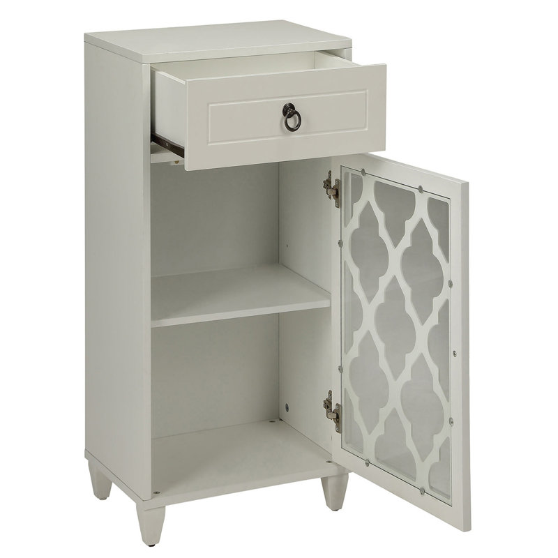 Table d'appoint avec tiroir et porte