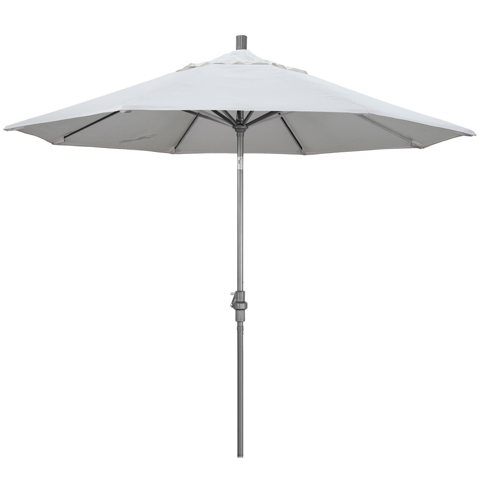 Romany 9' Umbrella, White - Olefin
