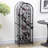 45 Bottle Wrought Iron Wine Rack Jail with Lock