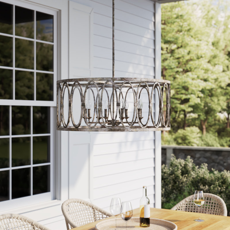 Alverstone 8 - Light Outdoor Chandelier