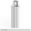 Vase en céramique argent 10 "cannelé-1786233835