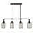 Cassidey 4 - Light Oil Rubbed Bronze/Clear Kitchen Island Pendant