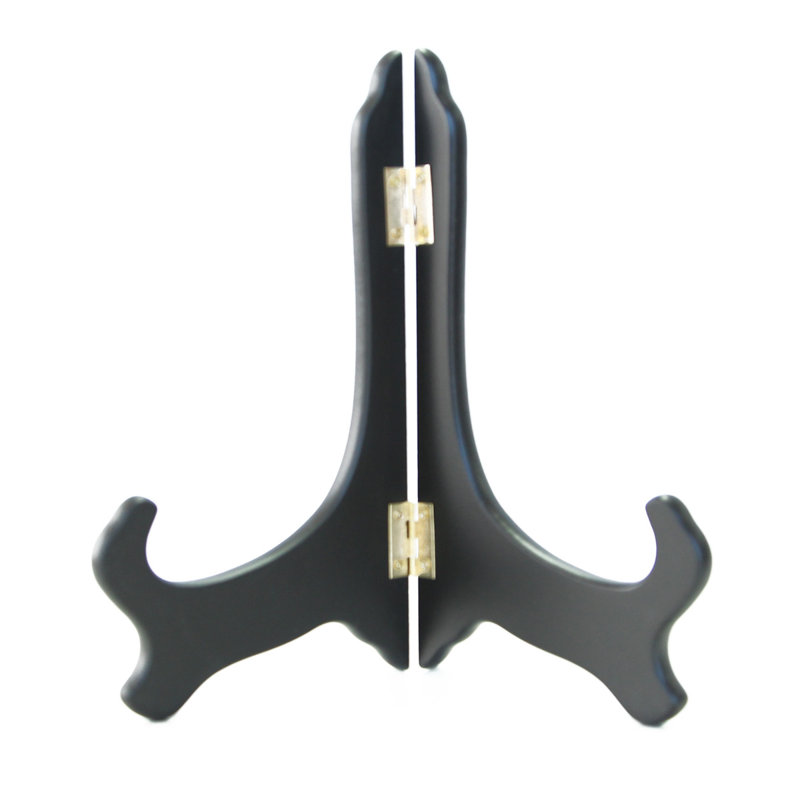 Chevalet porte-présentoir, Brun, H 7 po x l 3 po x P 1 po