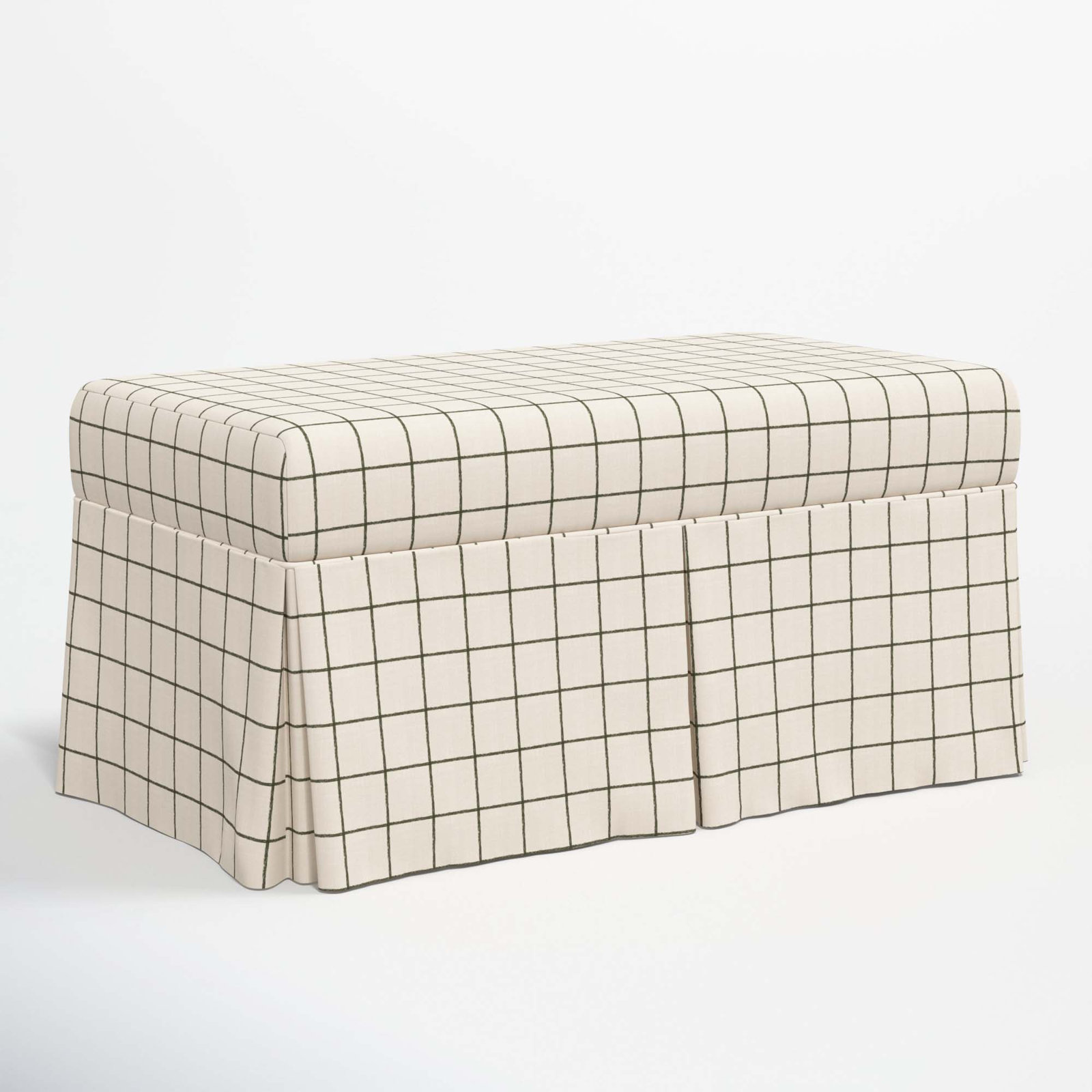 Chaplin Storage Bench, Line Tattersall Green