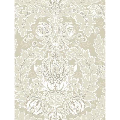 Albemarle Coleridge Damask Wallpaper Roll