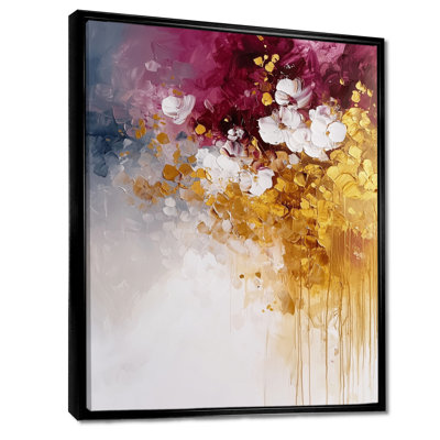Wildflower On Silent Burst Of Ink I - Wildflowers Wall Art