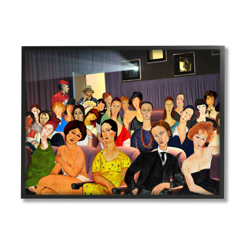 «Stupell Industries Vintage Theatre Collage», estampe numérique de Barry Kite, H 16 po x l 20 po x P 1,5 po
