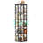 Fortis 54"H x 15.8"W x 15.8"D Rotating Bookcase, Coner bookshelf-933582475-933582473